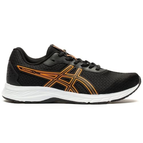 Tênis Asics Raiden Masculino Preto+Laranja Casas Bahia