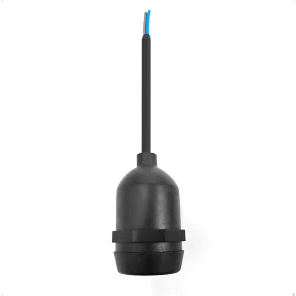 Soquete Emborrachado E27 Com Rabicho Preto Bivolt