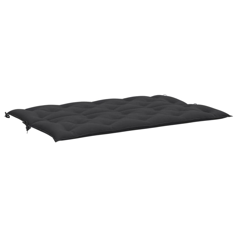 Almofada de banco ao ar livre Benzara Claire 150x50x7 cm preta
