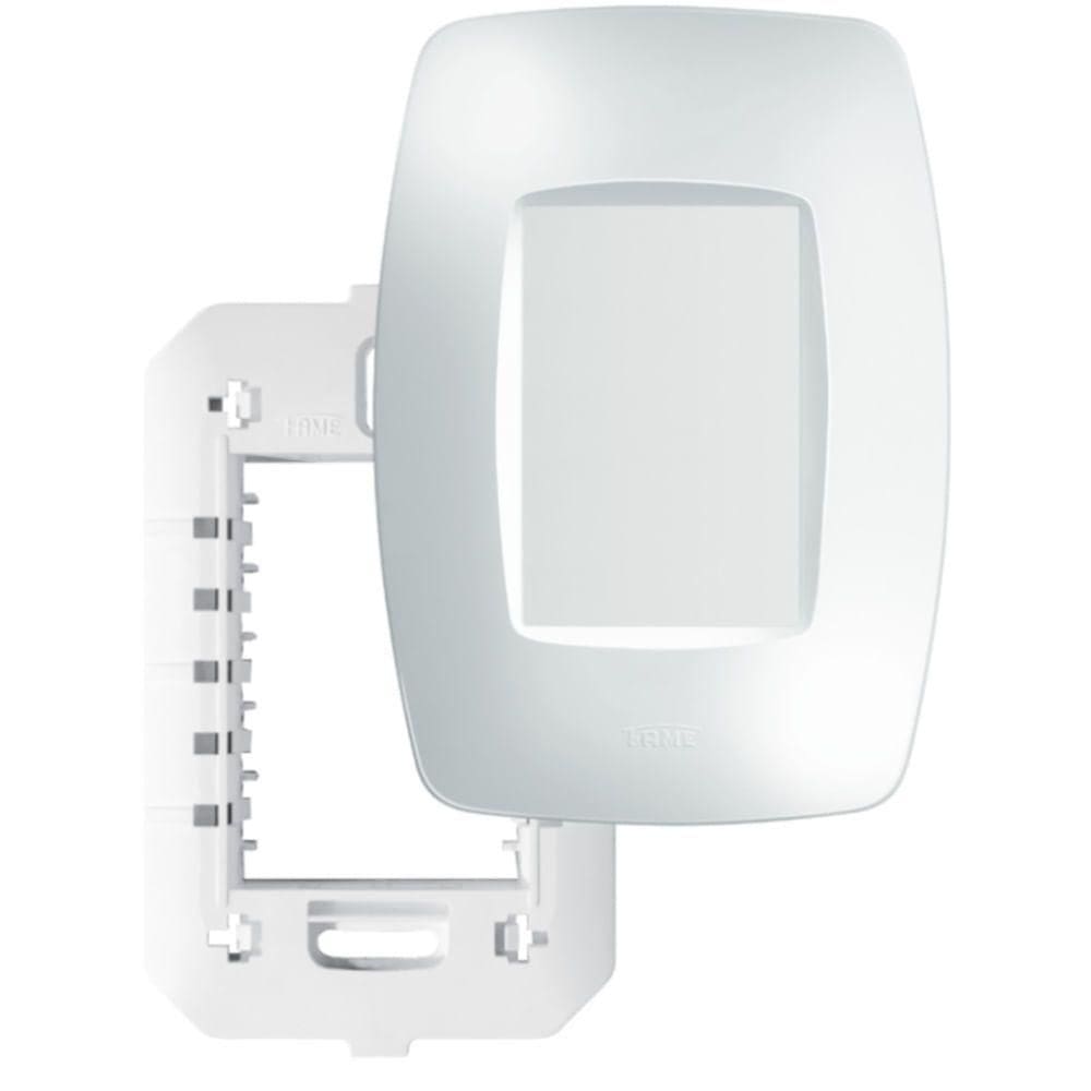 Placa 4”” X 2”” Com Suporte Cega Elegance - 2757 - Fame Placa Cega 4x2 C-suporte Elegance Fame 094.2757.0