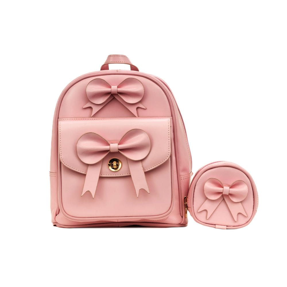 Mochila McKlein ACADIA Leather Mini Bow com bolsa de moedas