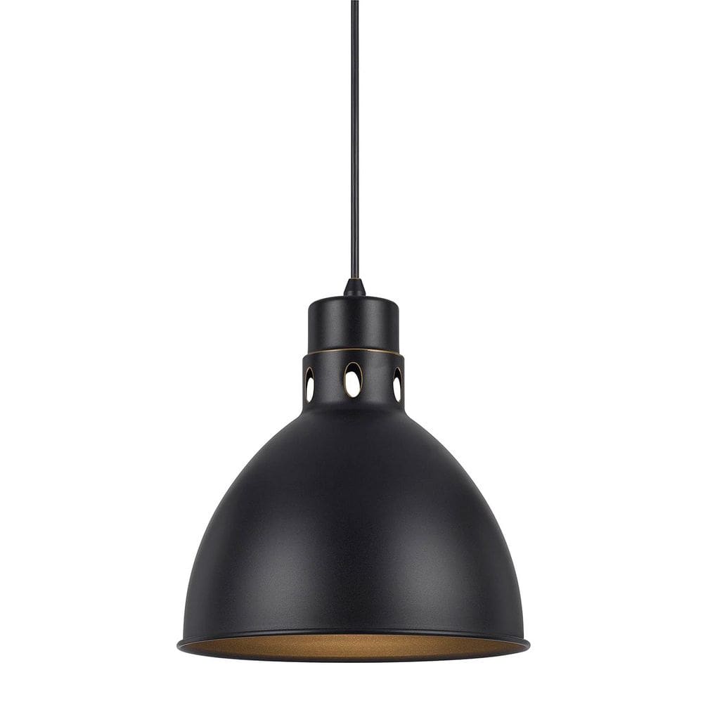 Luminária pendente Benzara Nico 25 cm Bronze Metal Shade