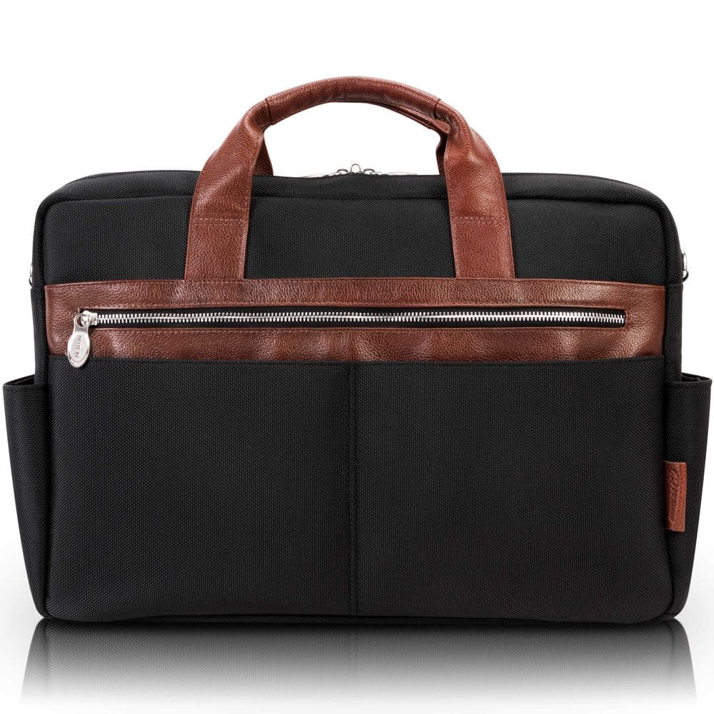 Maleta para laptop McKlein SOUTHPORT 17” de nylon com compartimento duplo