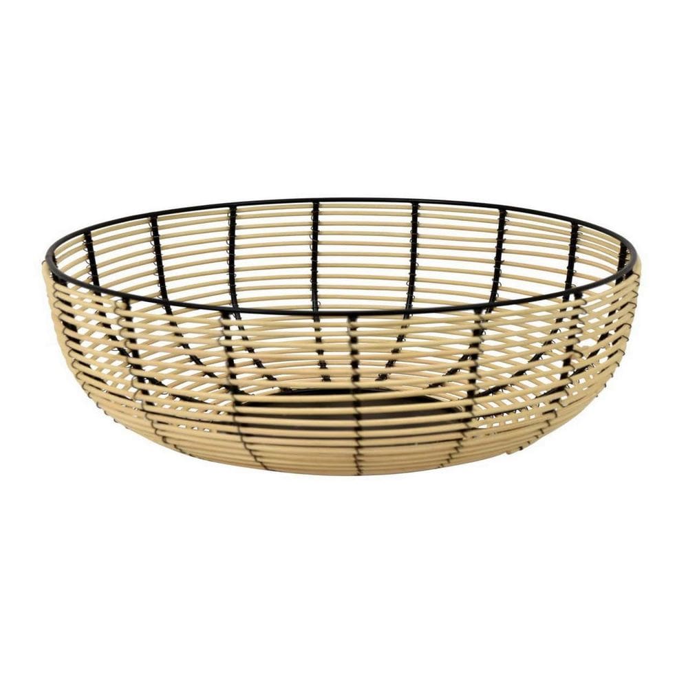 Basket Benzara, tigela decorativa de tecido com fio de 36 cm