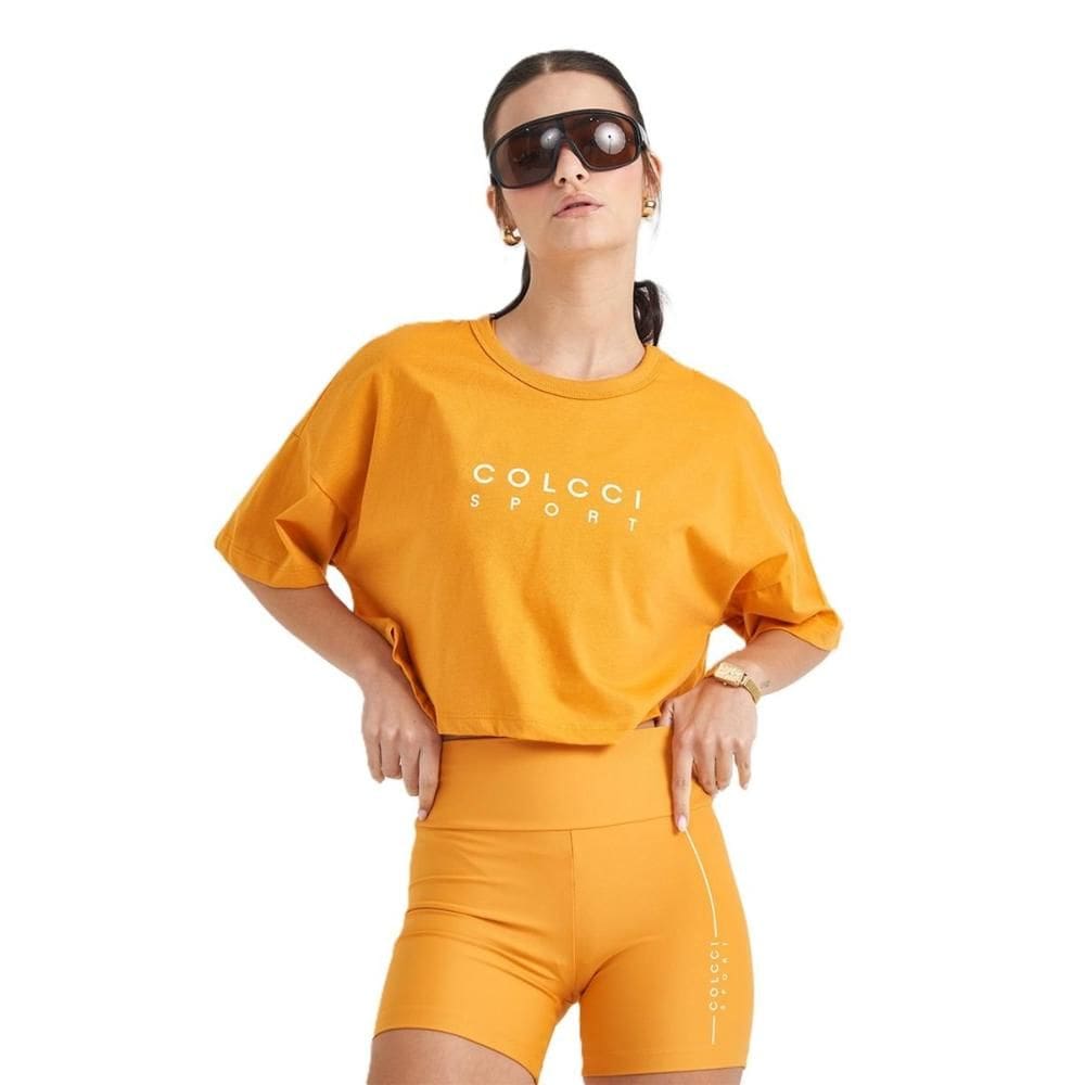 Cropped Colcci Algodão Logo Originals Feminino 345700845