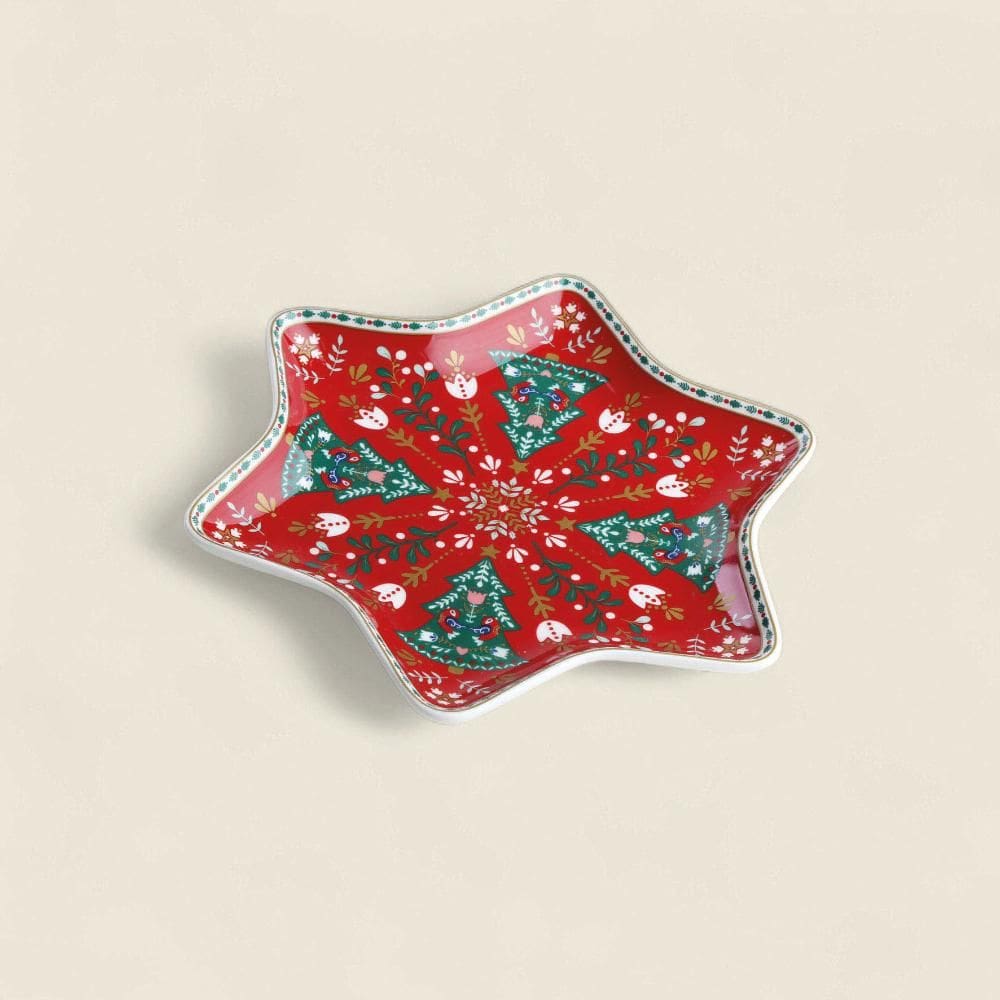 Prato Estrela Porcelana 20x23cm - A\CASA