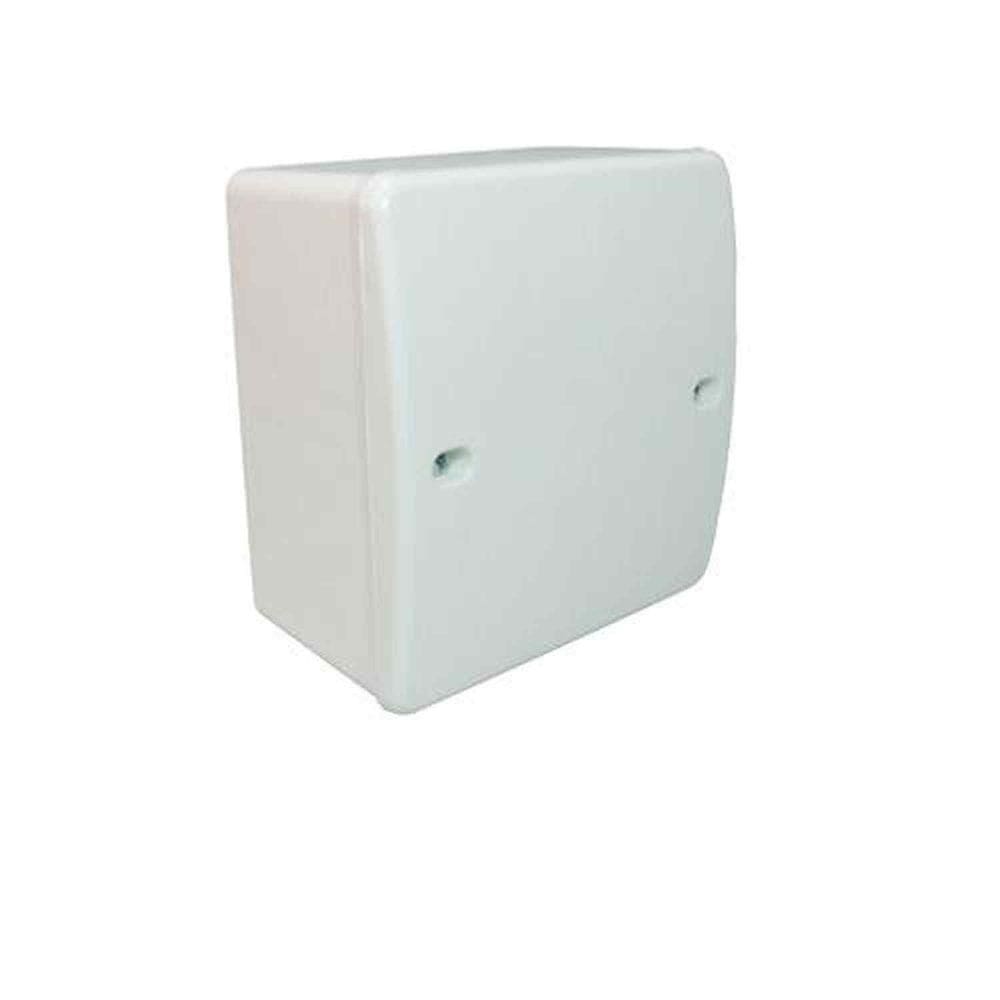 Caixa De Passagem Plástica 23x19cm Sobrepor - Tampa Branca 99x190x230mm