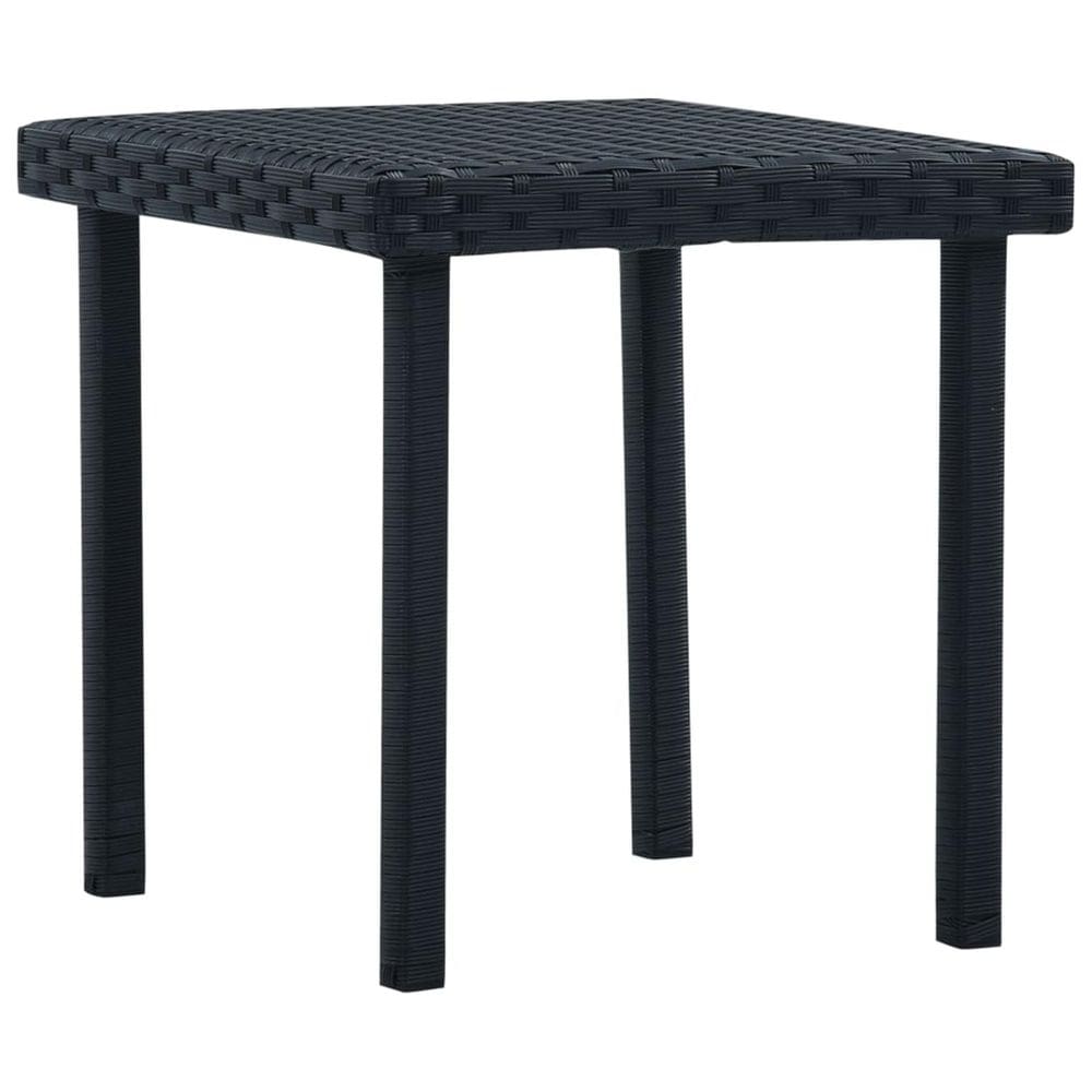 Mesa de chá lateral externa Benzara 40 cm Steel Rattan