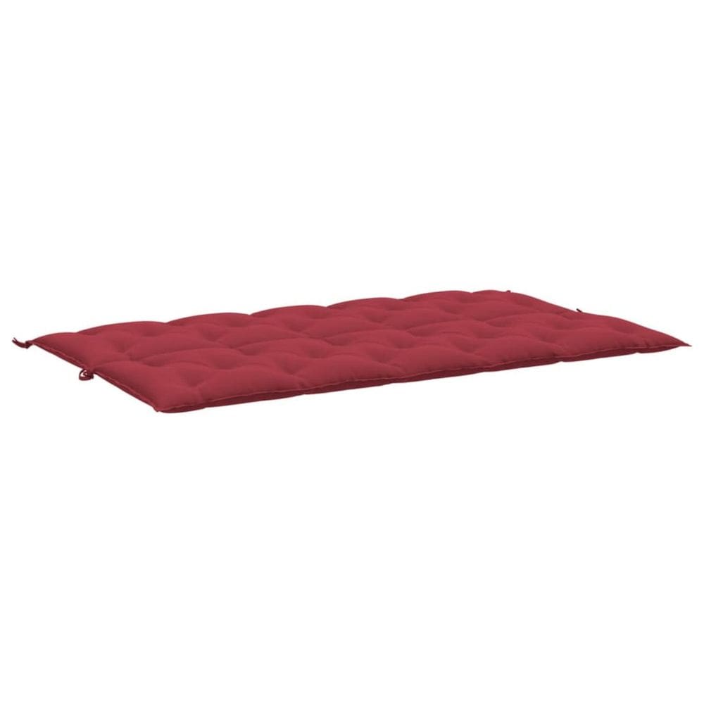 Almofada de banco ao ar livre Benzara Claire Red 180x100x7 cm