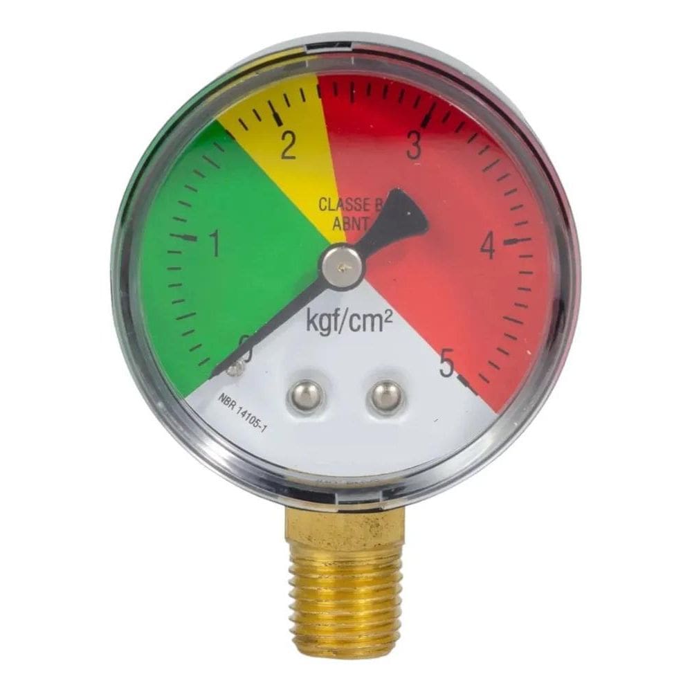 10X Manometro Relogio Para Regulador De Co2 Chopp 0 A 5 Kg