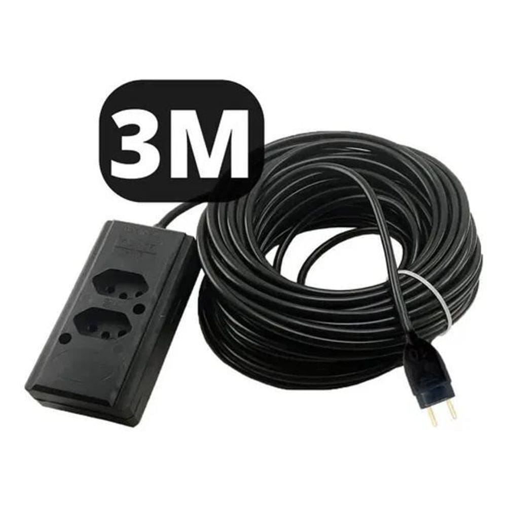 10X Extensão Alta Potencia Para Maquina De Solda 3 Metros