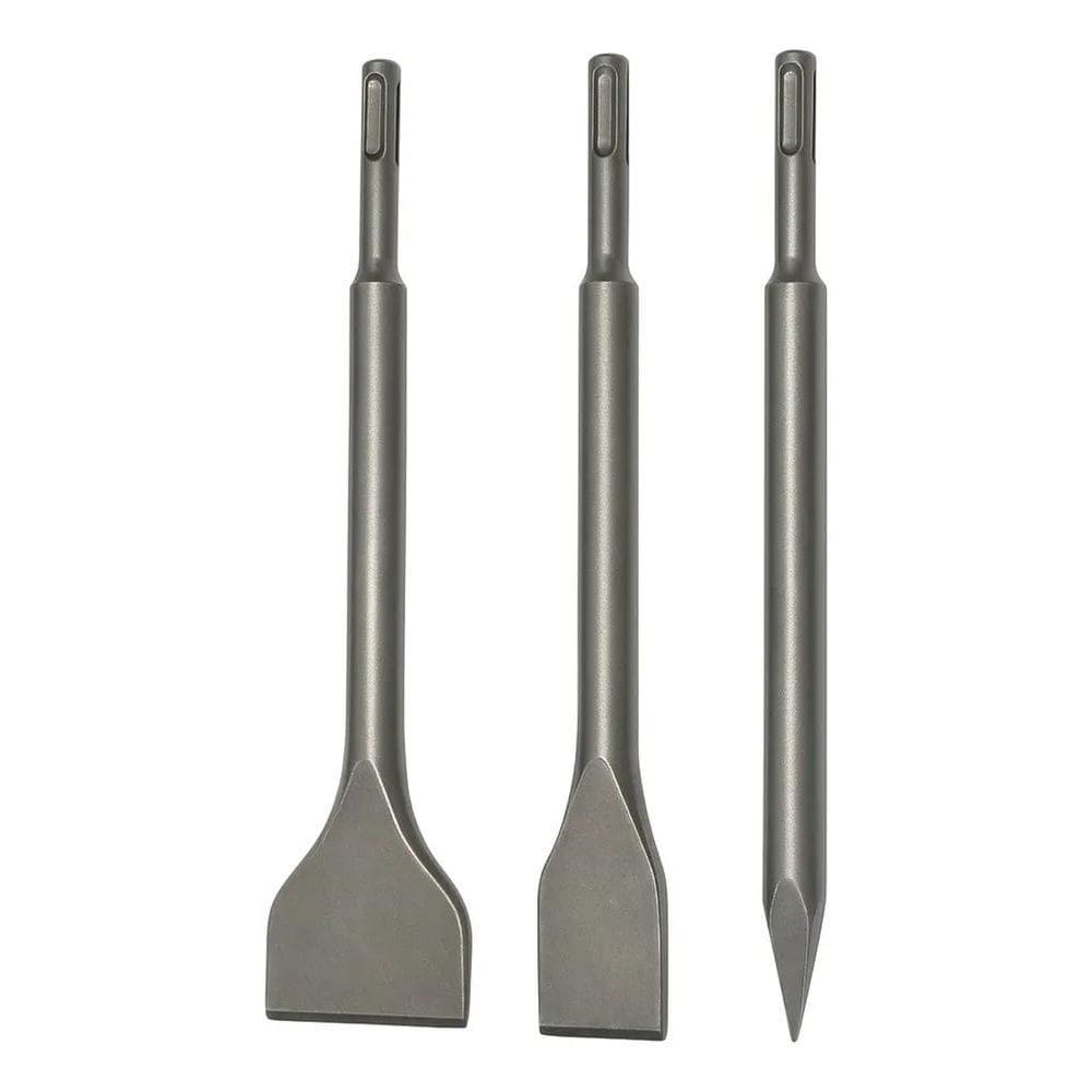 10X Klm Kit Sds Plus Martelete Ponteiro E Talhadeiras Jogo