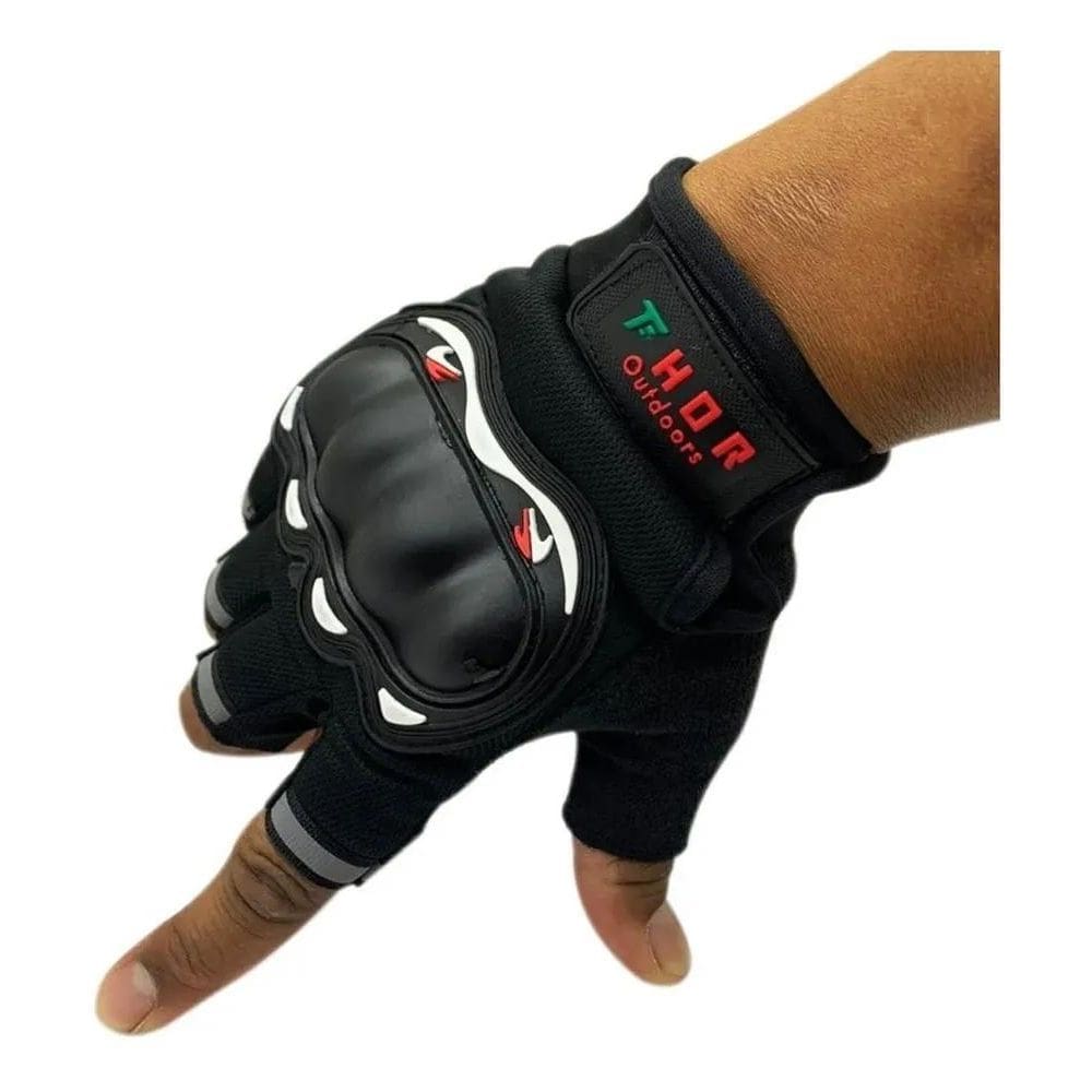 10X Par De Luva Meio Dedo Bike Ciclista Bicicleta Sport Air