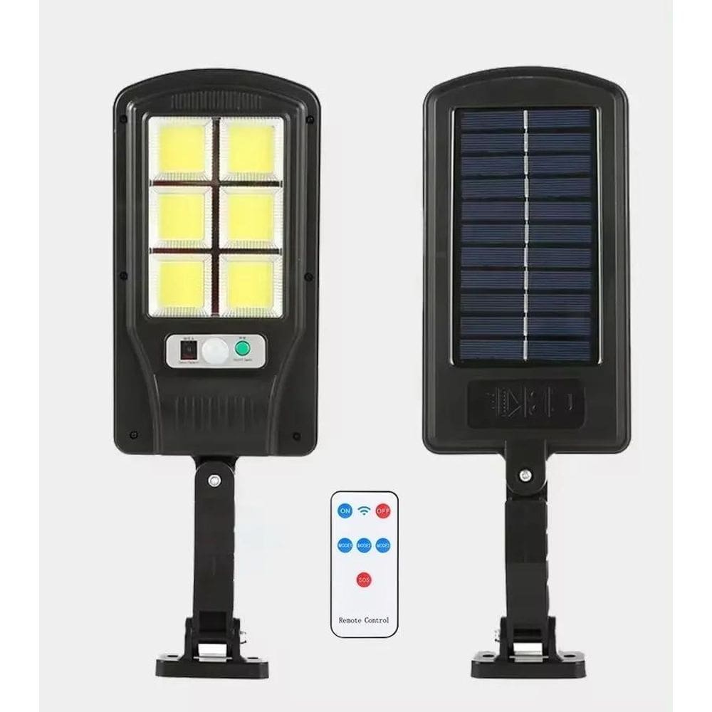 5X Luminária Refletor Solar Led Sensor De Presença Parede Ja
