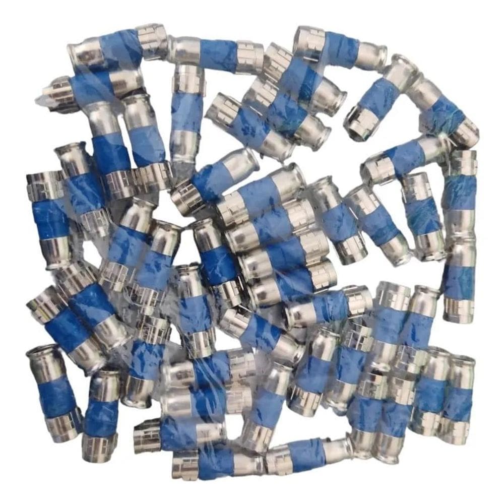 10X Conector De Compressão Rg6 - 10 Unidades Alta Qualidade