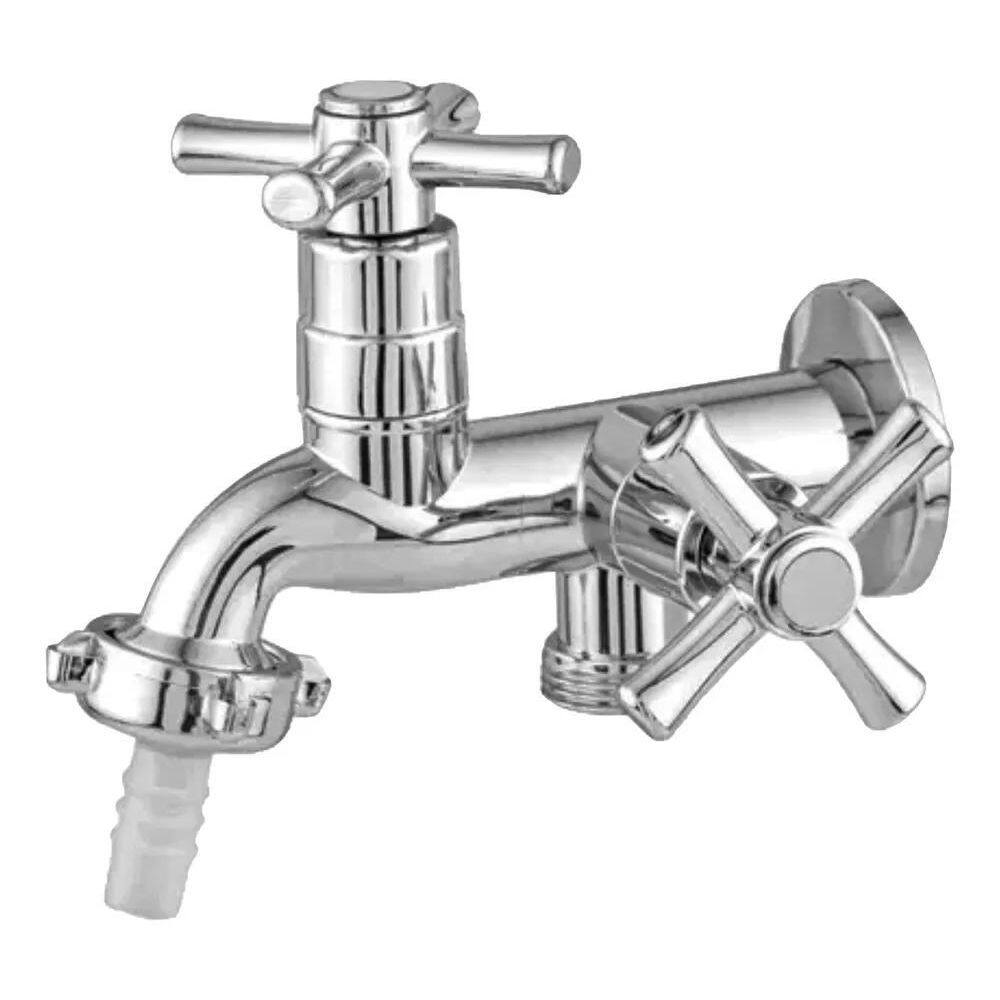 10X Torneira Tanque E Maquina 1/2 X 3/4 Lavanderia Cromada