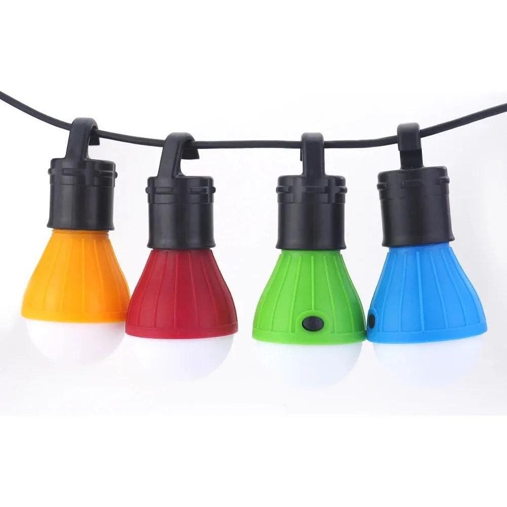 10X Kit 3 Lampada Churrasqueira Emergencia Sitio Iiuminação