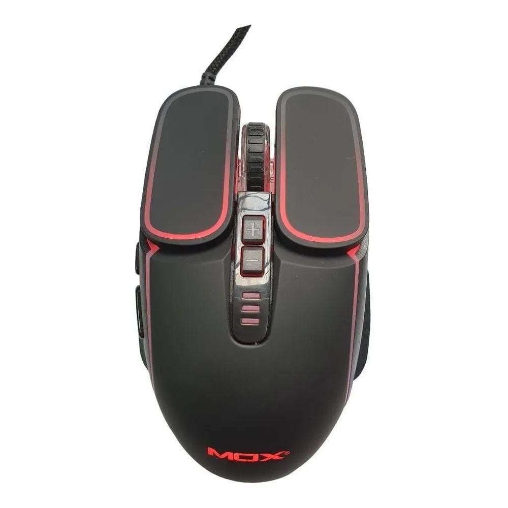 10X Mouse Gamer 7D Iluminação Rgb Para Jogos 8000Dpi Mox