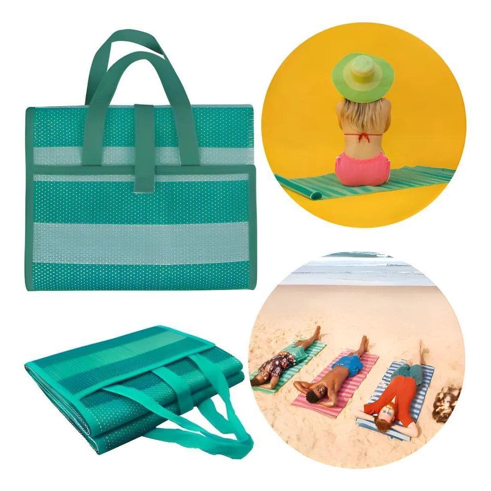 10X Esteira De Praia Dobrável 1,8Mt X 90Cm Impermeável Mor