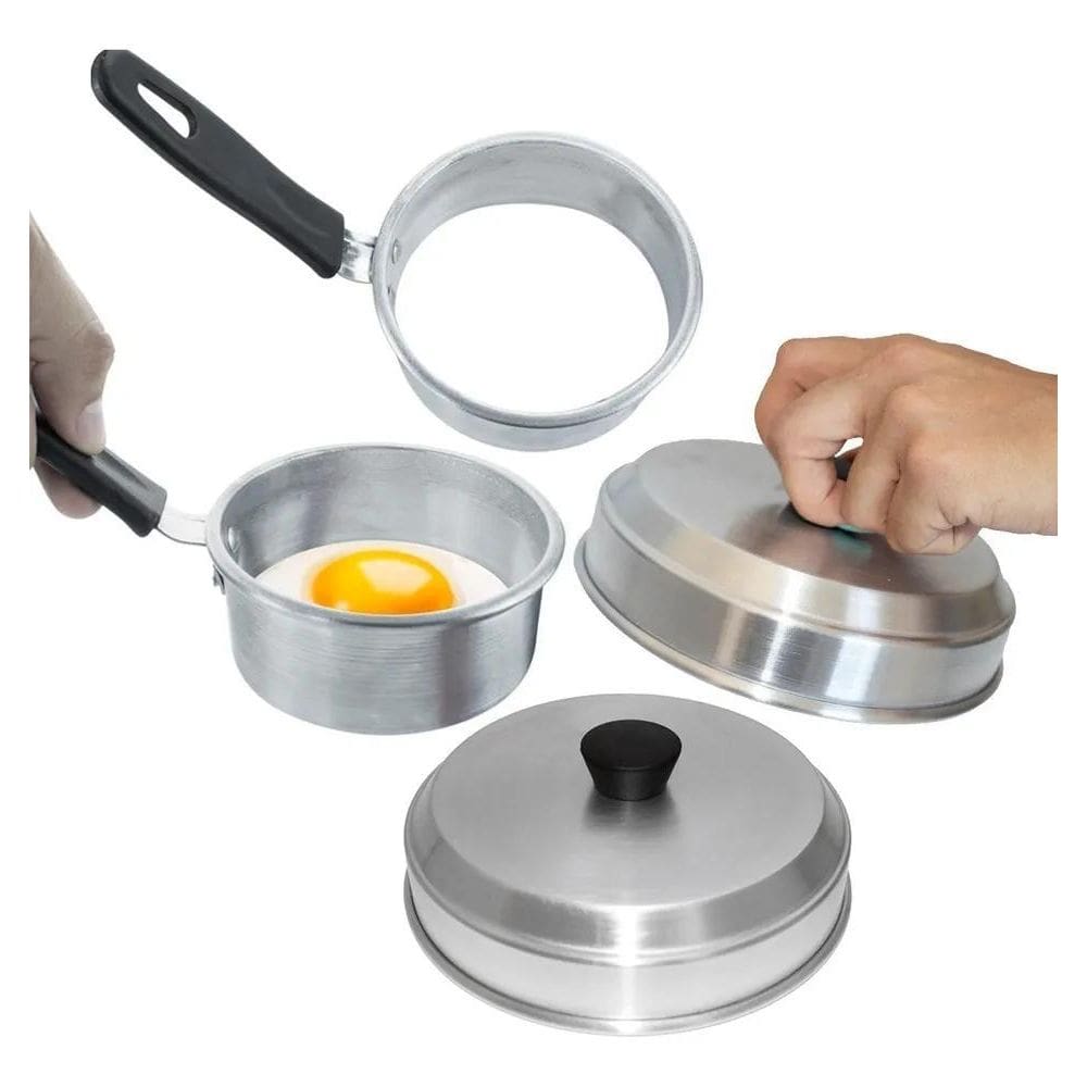 10X 2 Tampa Hamburguer Para Chapa Lanche + 2 Modelador Frita