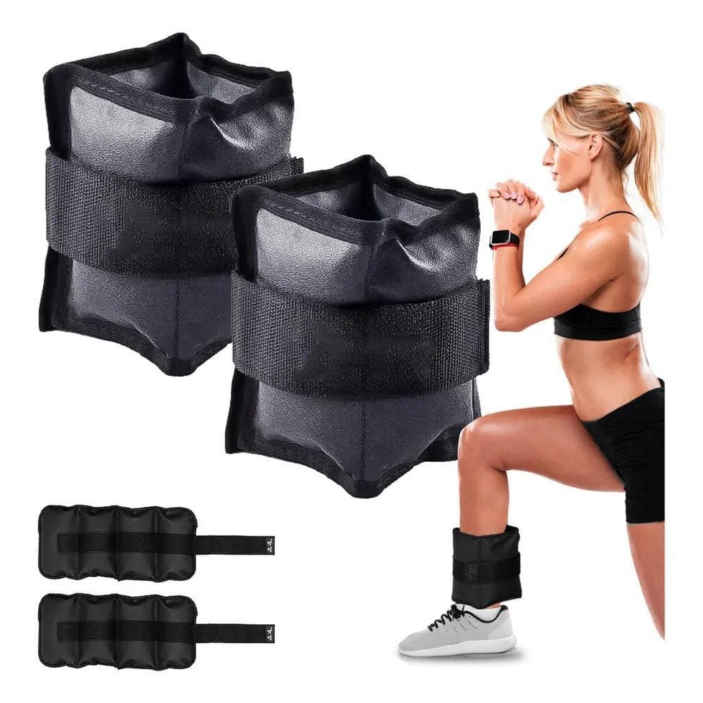 10X Par De Caneleira De Peso 5Kg Tornozeleira Profissional