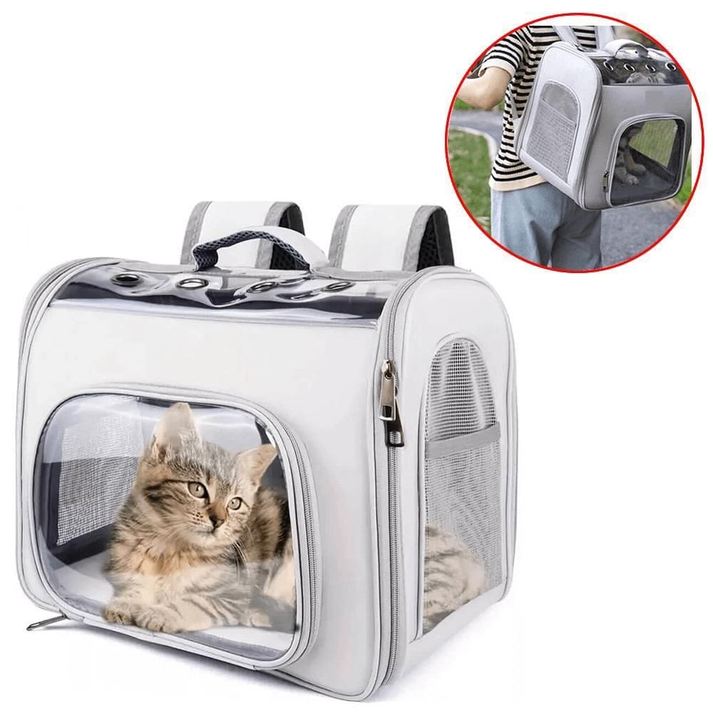 Mochila Pet Visão Panorâmica Transporte Cachorro Gato Cão