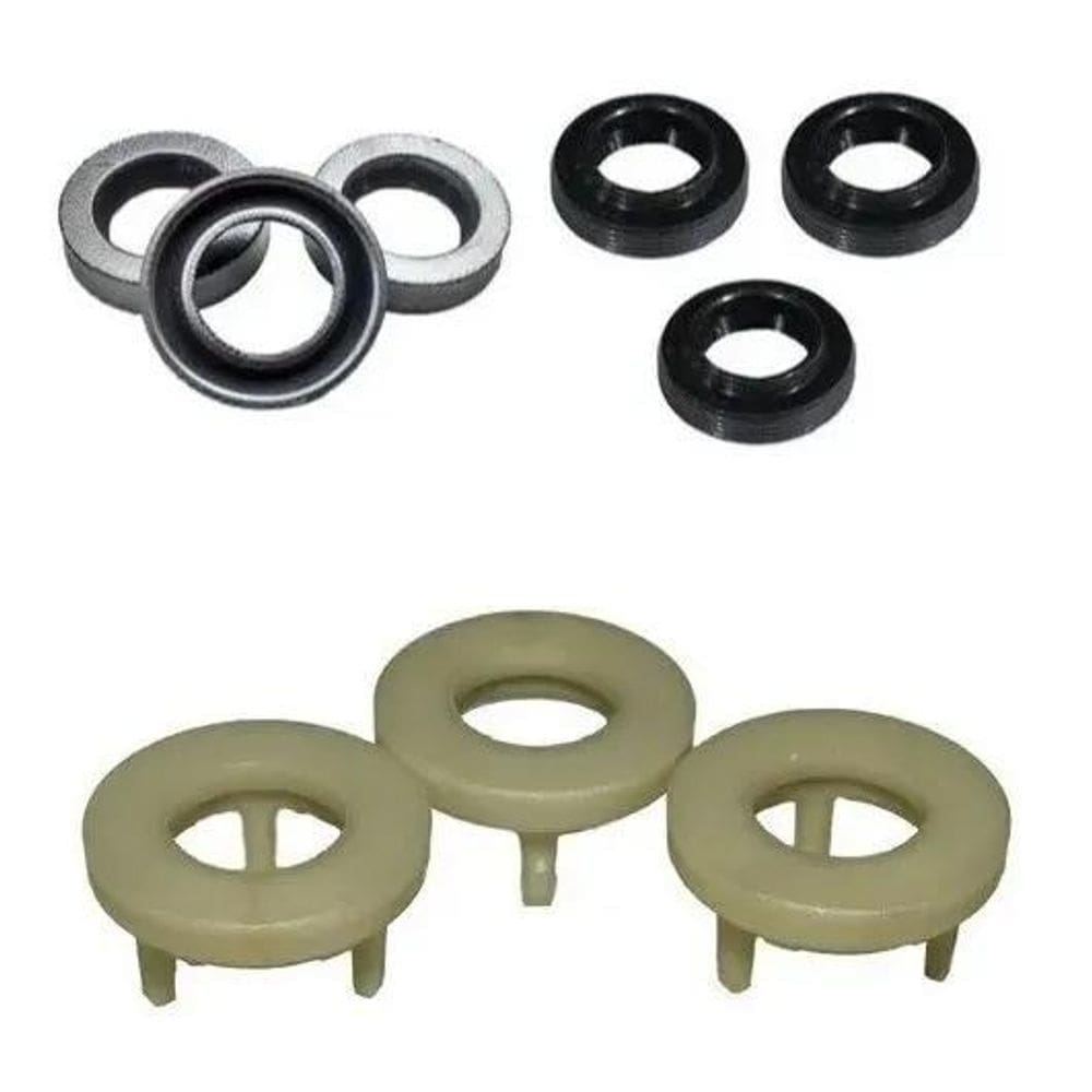 10X Kit Reparo Gaxeta Anel Raspador Lavadora Karcher Hd585