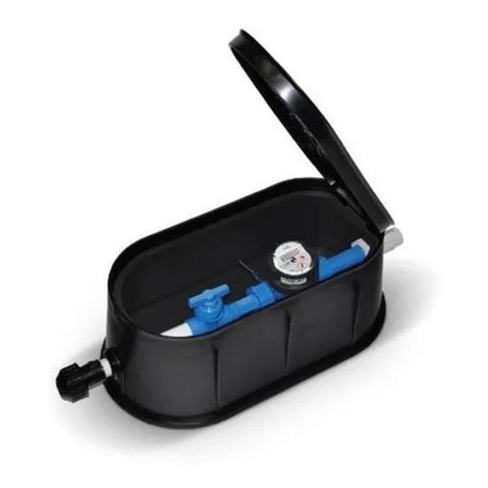 10X Caixa De Proteção Hidrômetro Enterrada Piso Passeio Até