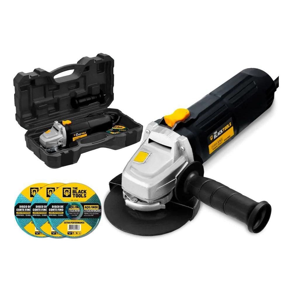 10X Esmerilhadeira Lixadeira Angular 710W Com Discos E Male