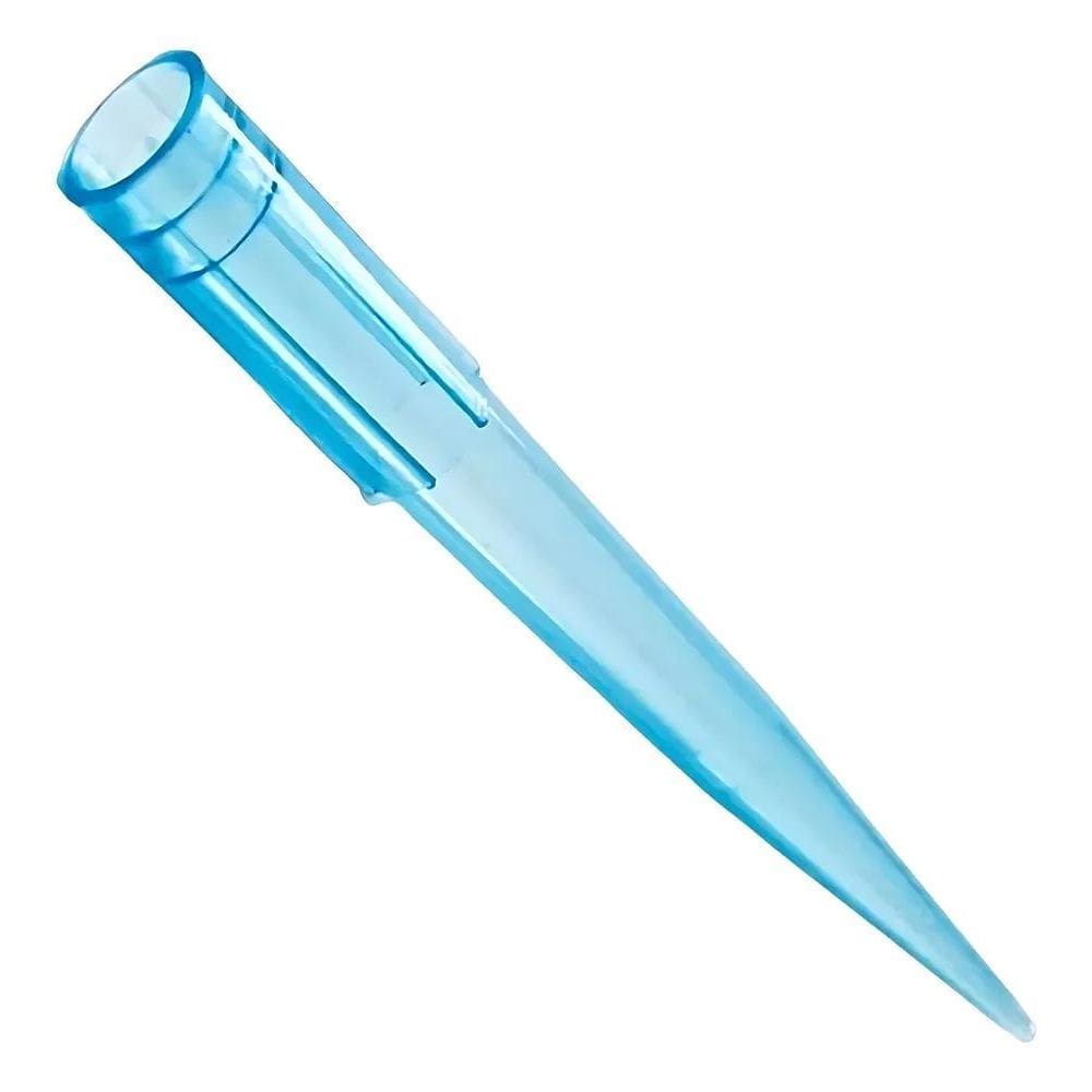10X Ponteira 100-1000 Ul S/ Filtro Tipo Gilson Azul Com 500