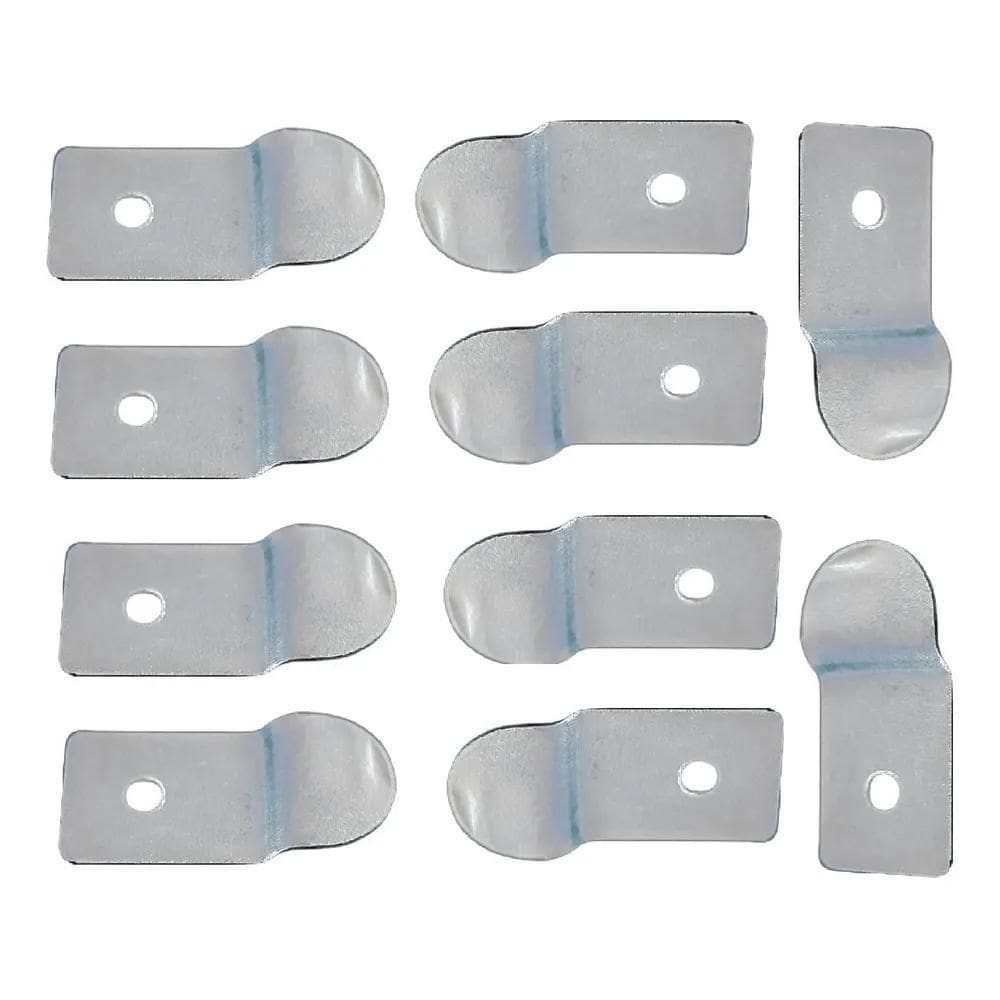 10X Kit 10 Fixador Suporte Garra S Espelho Vidro 2,5 X 1,