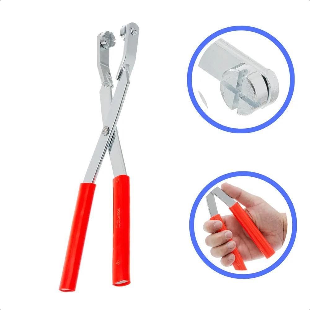 10X Alicate Ponta Móvel Abraçadeiras Elásticas Água Radiado