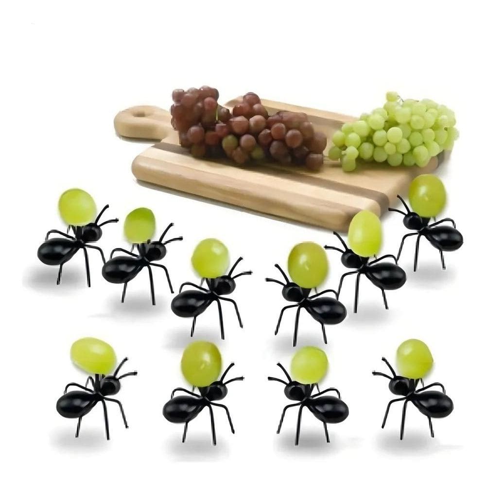 10X Kit 12 Formigas Decorativas Para Mesa De Eventos Em Abs