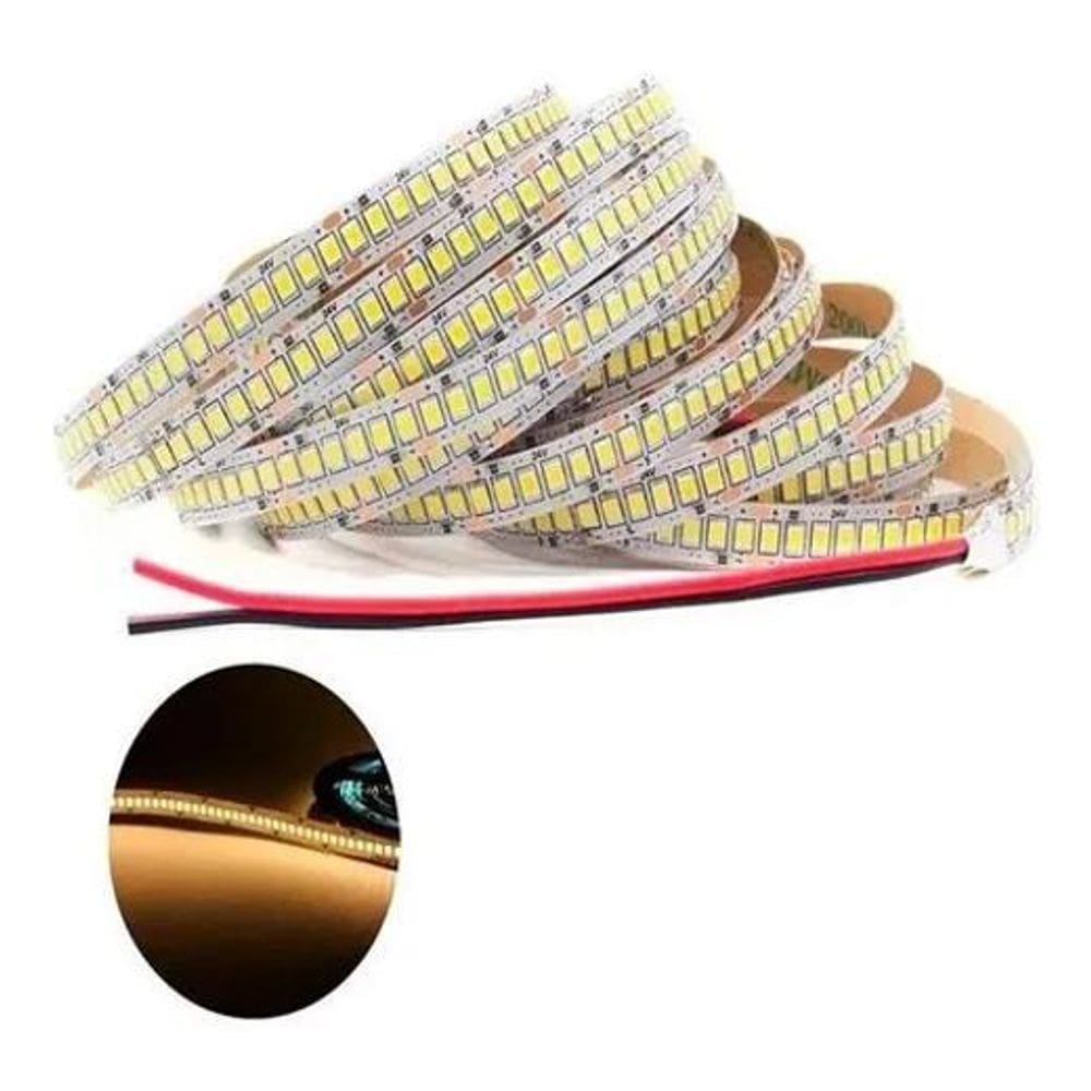 10X Fita Led 2835 5M 240 Leds/M - 1200 Leds Cor Da Luz Bran