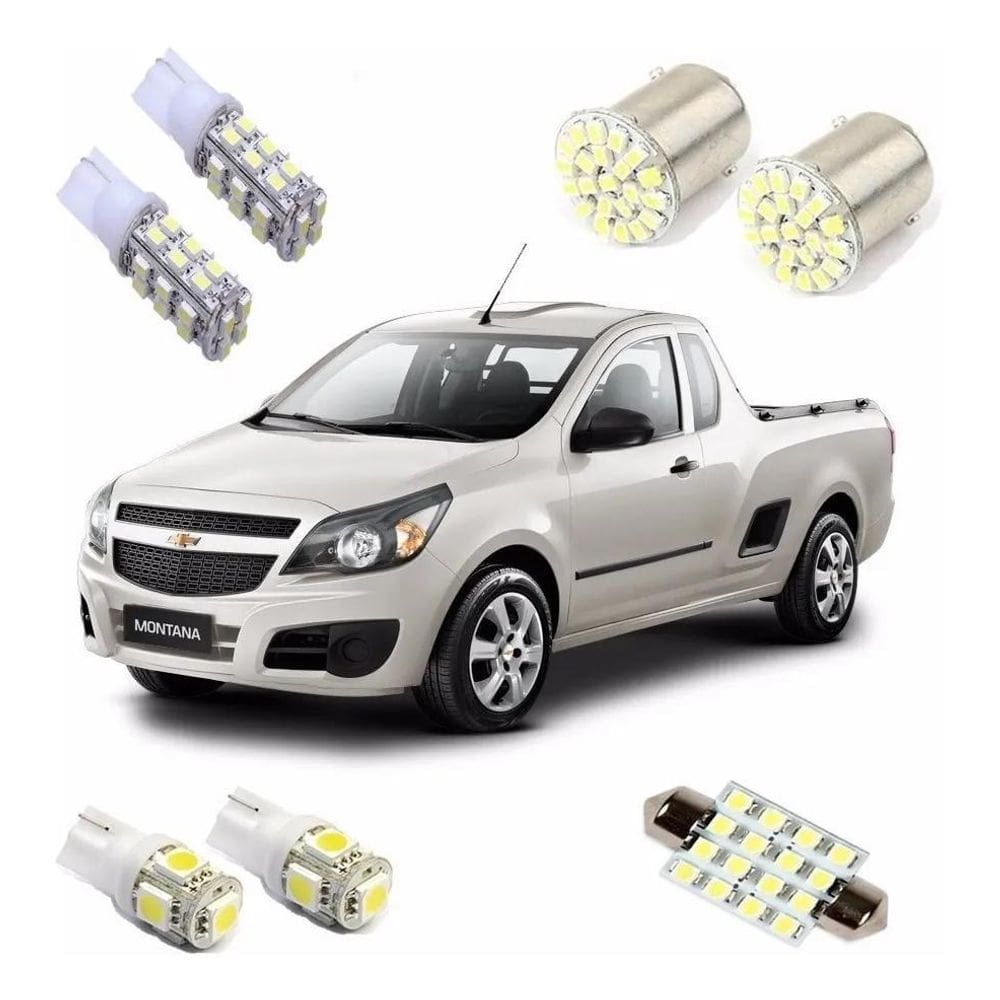 10X Kit Lampadas Led Montana Pingo Teto Placa Ré Torpedo