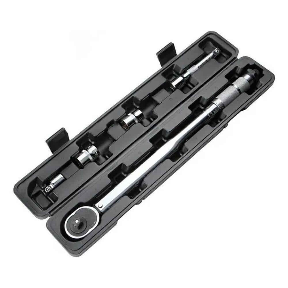 10X Torquímetro Estalo 1/2 Conjunto Adaptador E Alongador 2