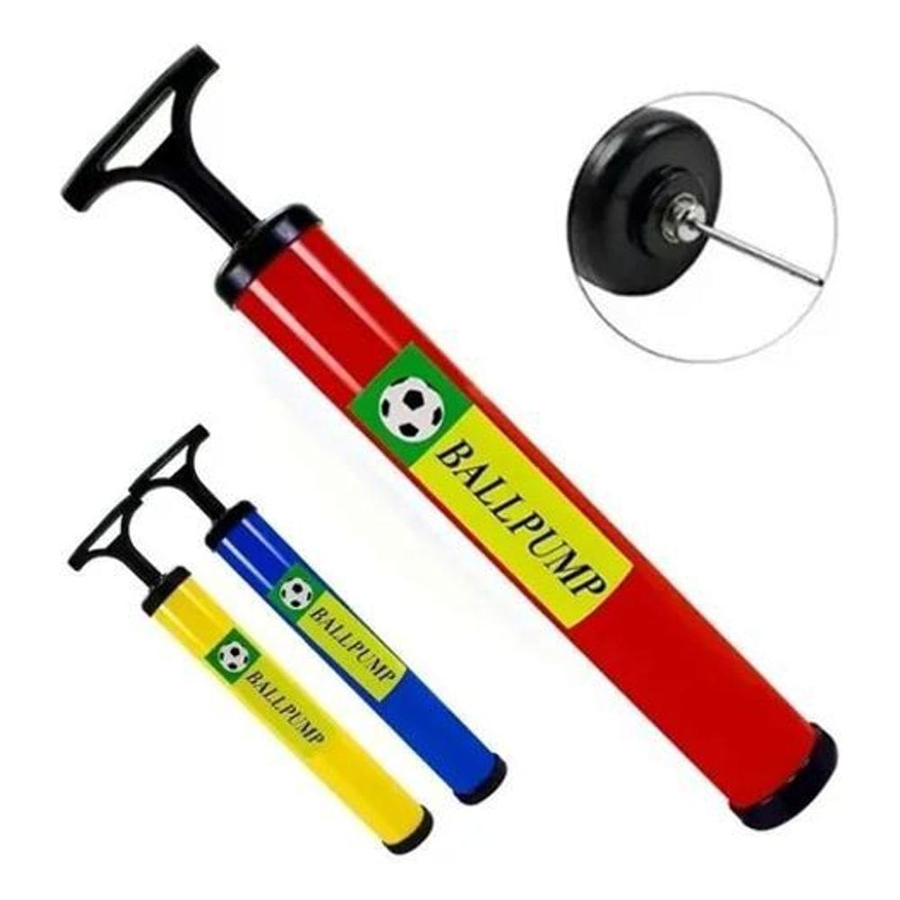 10X Bomba De Ar Manual Para Encher Bola Futebol Vôlei Com B