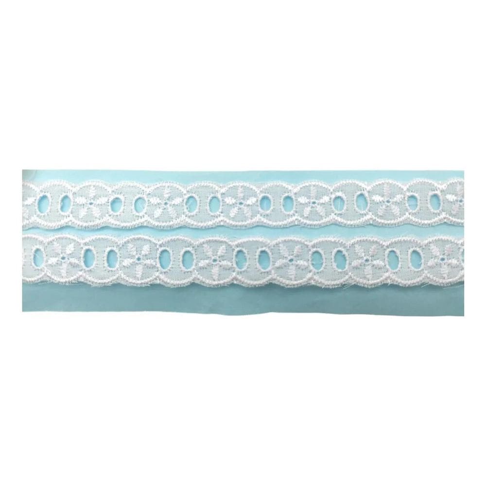 10X Passa Fita- Bi-126 - Larg: 2,0Cm - Branca - 13,7Mts Cor