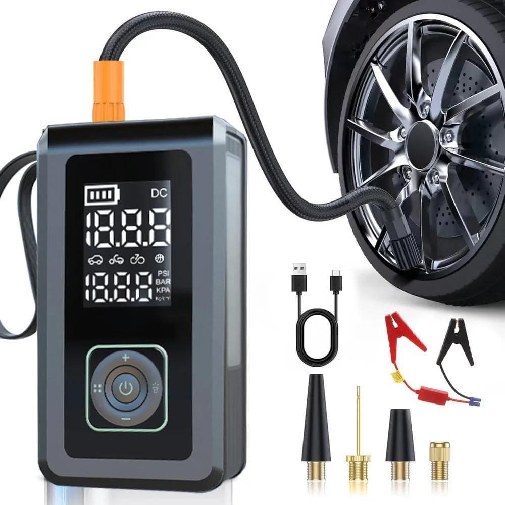 10X Calibrador Compressor Pneu Bomba De Ar E Auxiliar De Pa