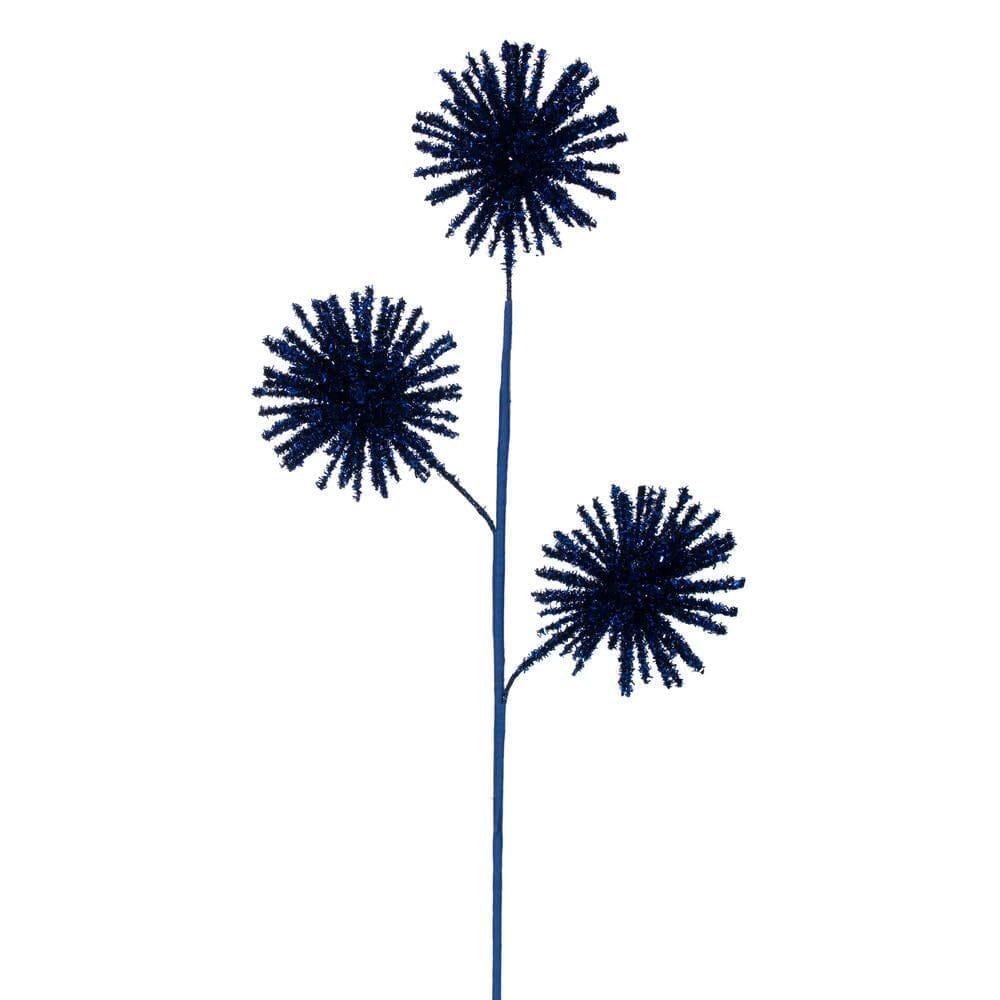 Planta artificial Vickerman 58 cm Midnight Blue Spike Spray 2 unidades