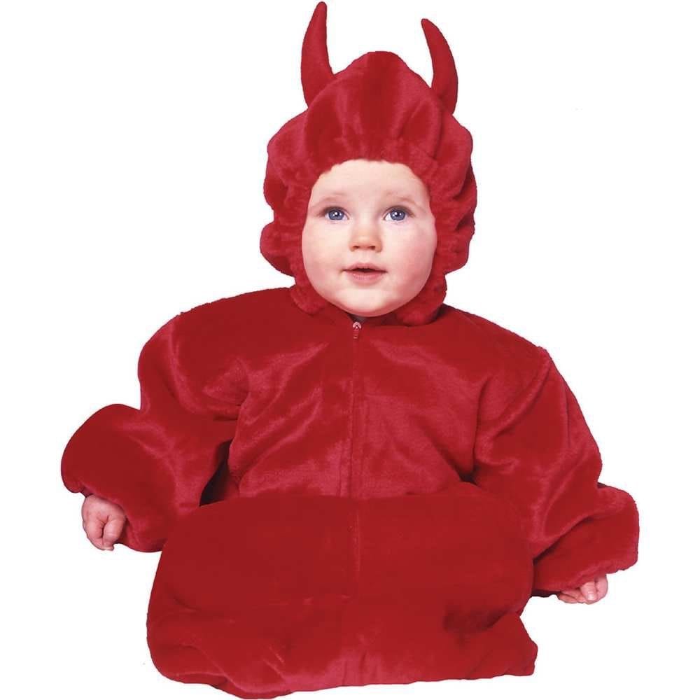 Fantasia Baby Bunting RG Costumes vermelhos de 0 a 8 meses