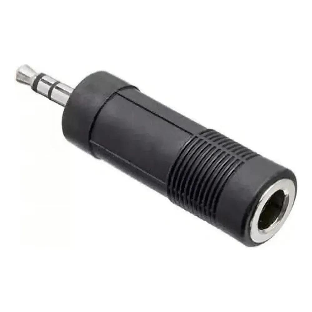 10X Plug Adaptador P10 Femea Para P2 Macho Estereo De Áudio