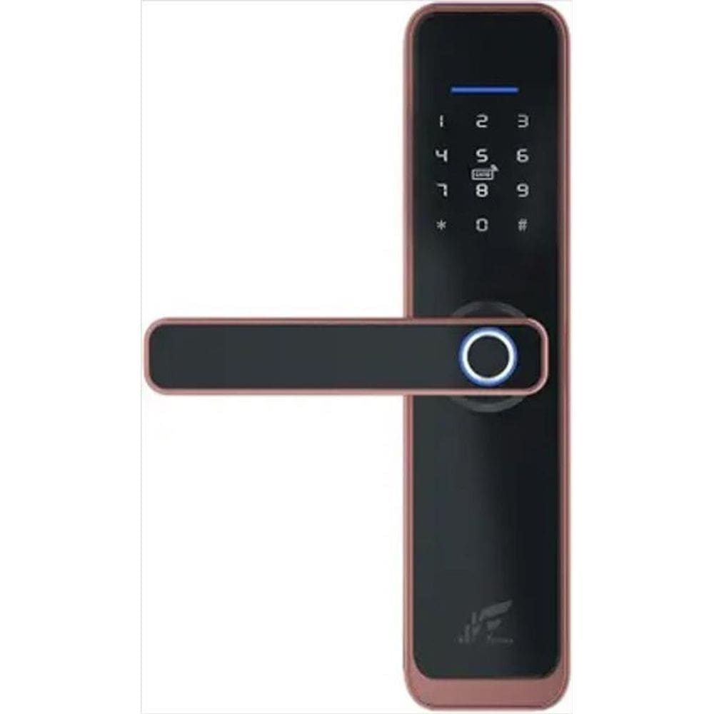 Fechadura Inteligente Digital Biométria Senha Wi-Fi Bronze