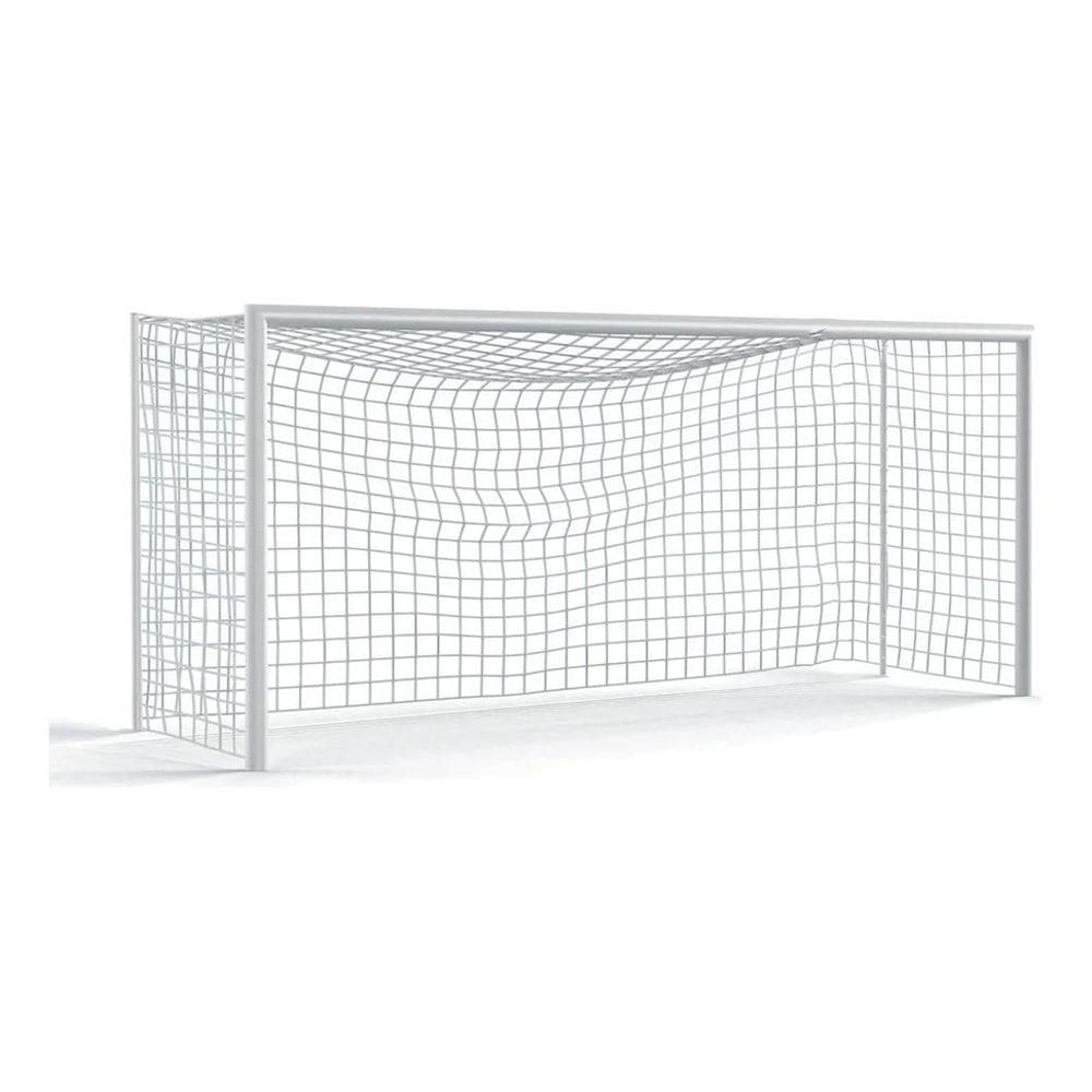 10X Par Rede Trave De Gol Society Suiço 4Mts Fio 2 Caixote