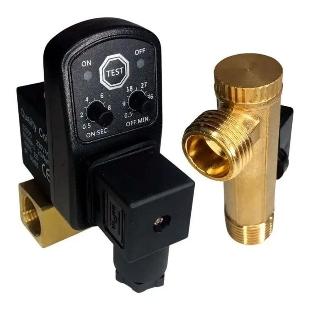 10X Purgador Eletrônico Dreno Automatico Para Compressor 1/2