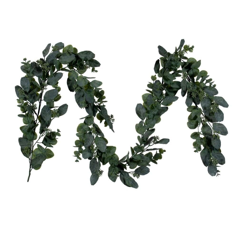 Guirnalda de Eucalipto Verde Artificial Vickerman 183 cm