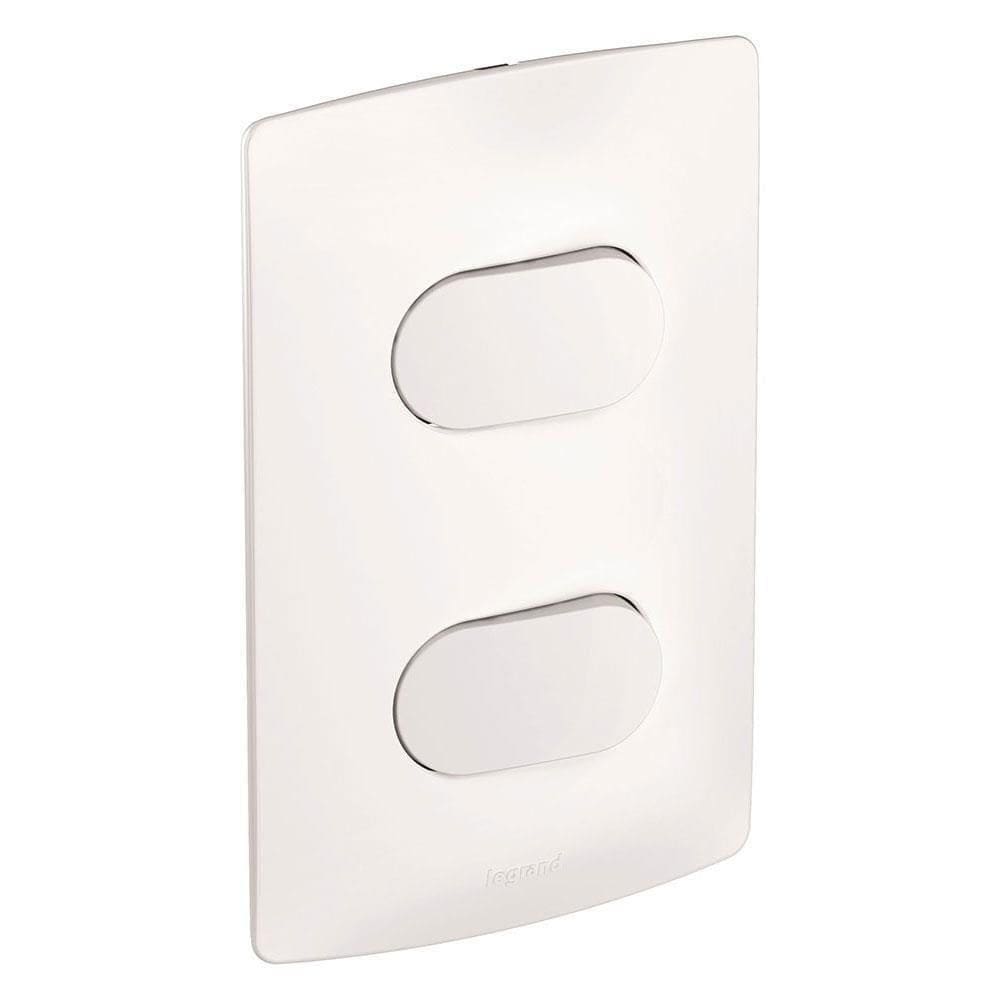 2 Interruptores Simples 4x2 Ny Br 10a Nereya - 663101 - Pial 2 Interr.simples 4x2 Ny Br 10a Nereya