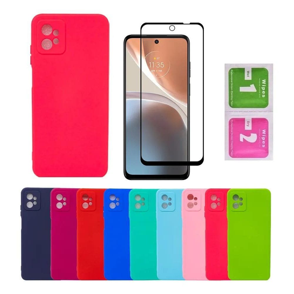 5X Capa Capinha Case Para Motorola Moto G32 + Película De Vi