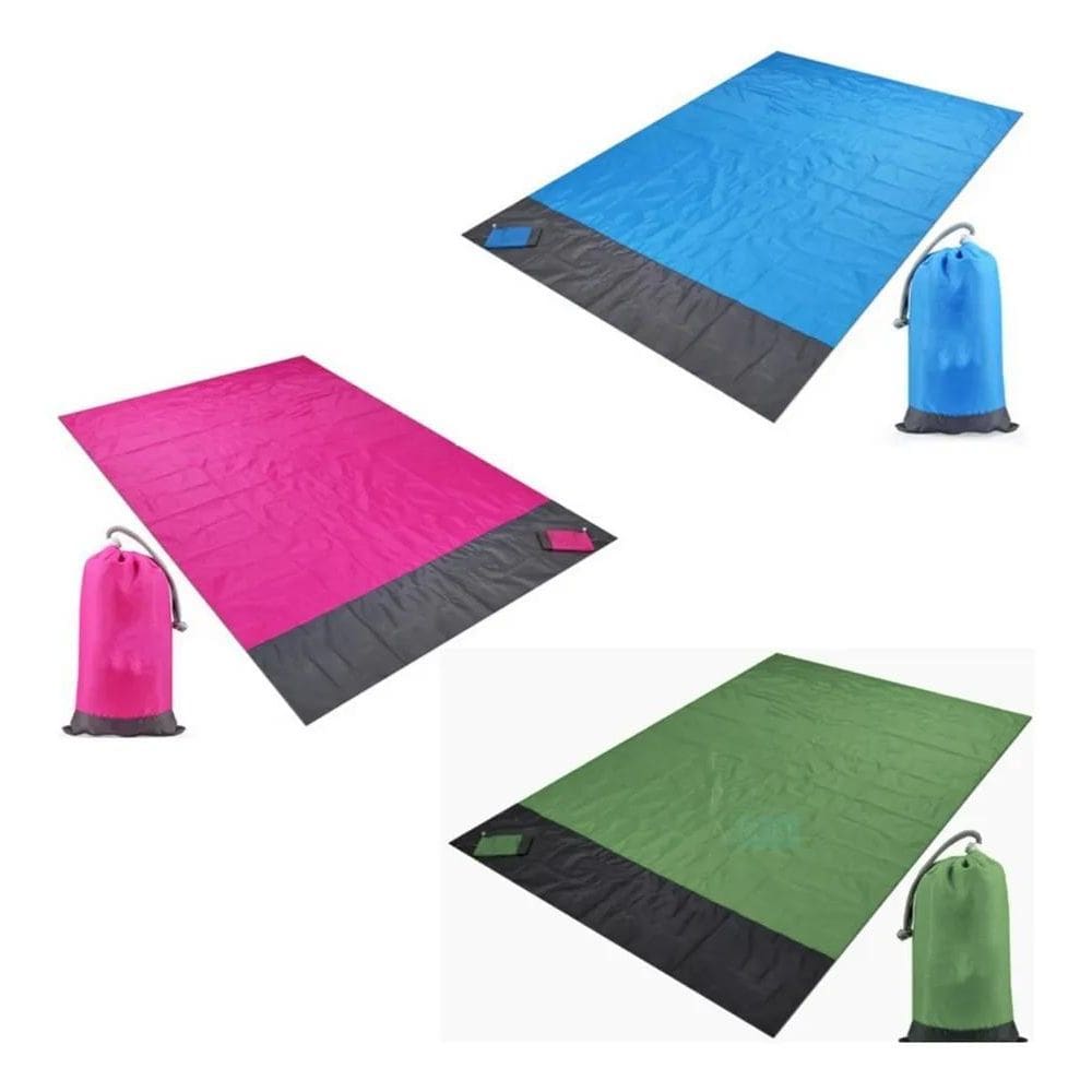 10X Tapete Impermeável Grande 2,10X2M Praia Piquenique Camp