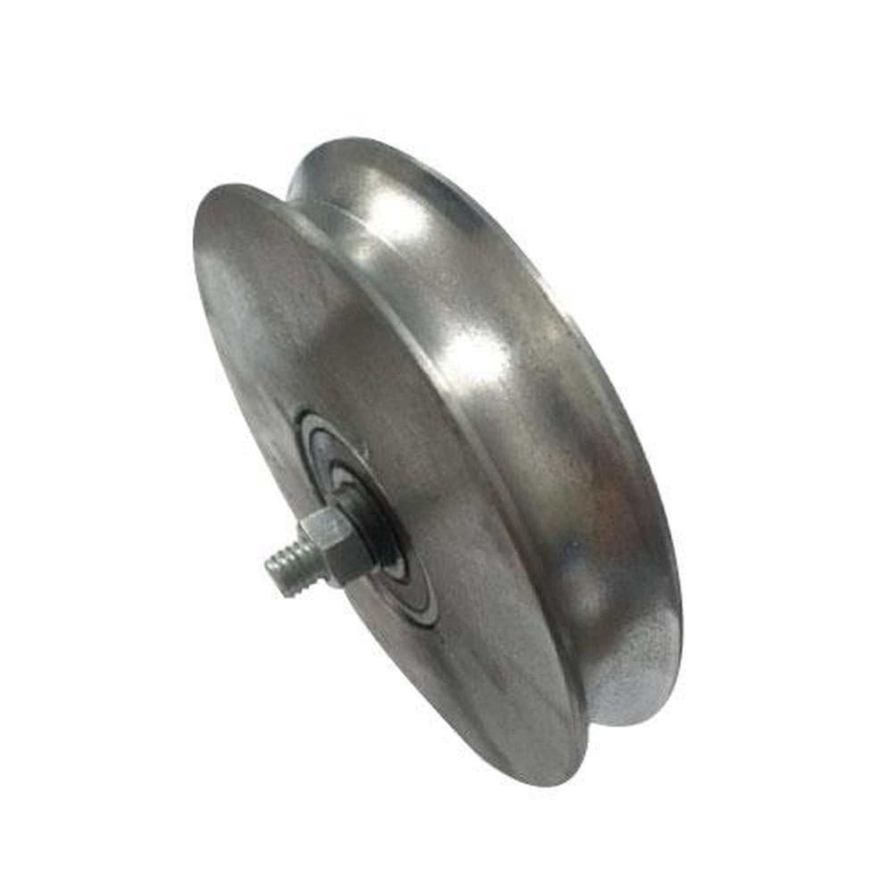 Roldana Ferro Maciça 60mm (2 1-2) Tipo U Redonda 1-2 - Ideal Para Portões - Ferrosul
